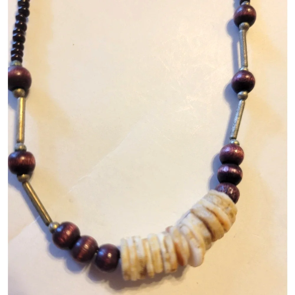 Puka Shells Choker Surfer Jewelry Necklace Beaded‎ Beach Handmade 12